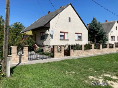 Kovácsoltvas jellegű kapu, kerítés, kapumozgató automatika.
